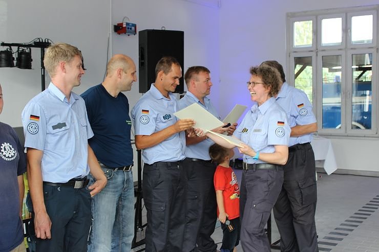 THW famili&auml;r gefeiert