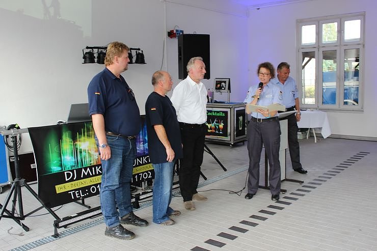 THW famili&auml;r gefeiert