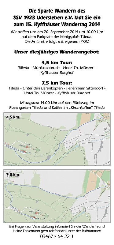 Wandergebiet Kyffh&auml;userkreis