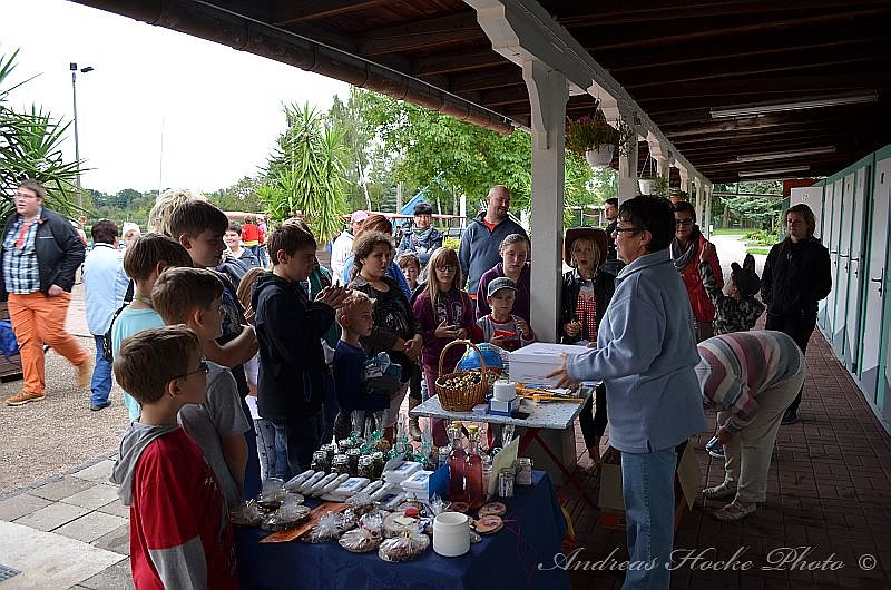 Abbaden im Greu&szlig;ner Freibad