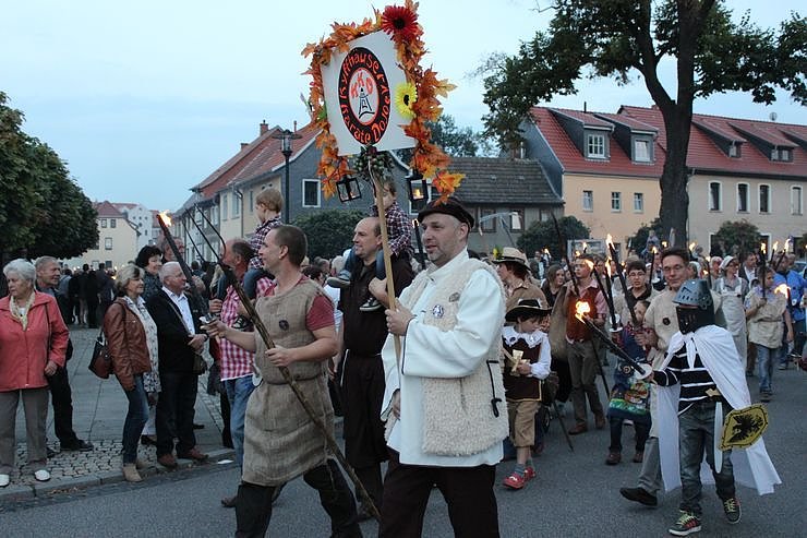 Bauernheer zog durch Bad Frankenhausen