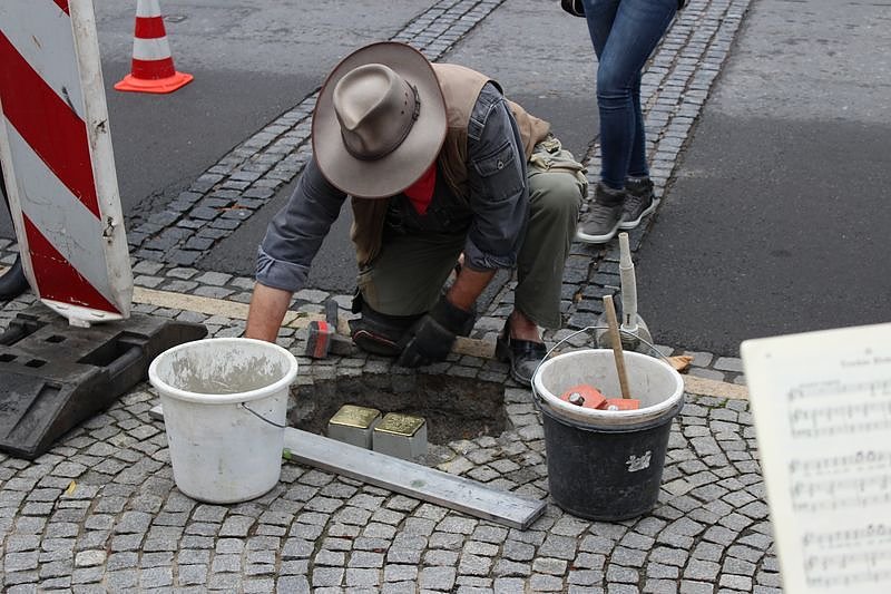 Stolpersteine in Sondershausen verlegt