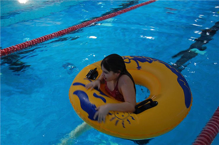 Pool-Party im Badehaus.NNZ-City Scout on Tour