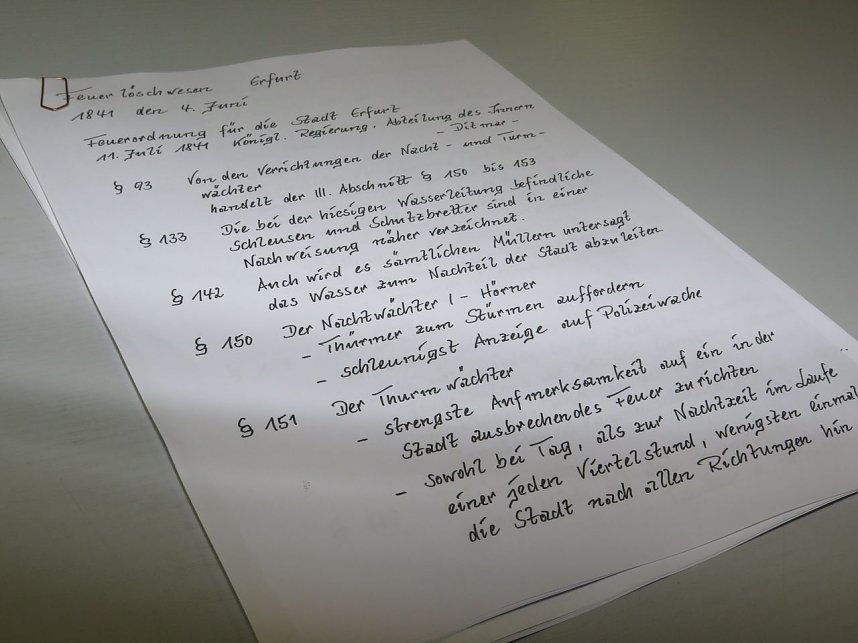 Feuerwehr-Historiker trafen sich in Nordhausen