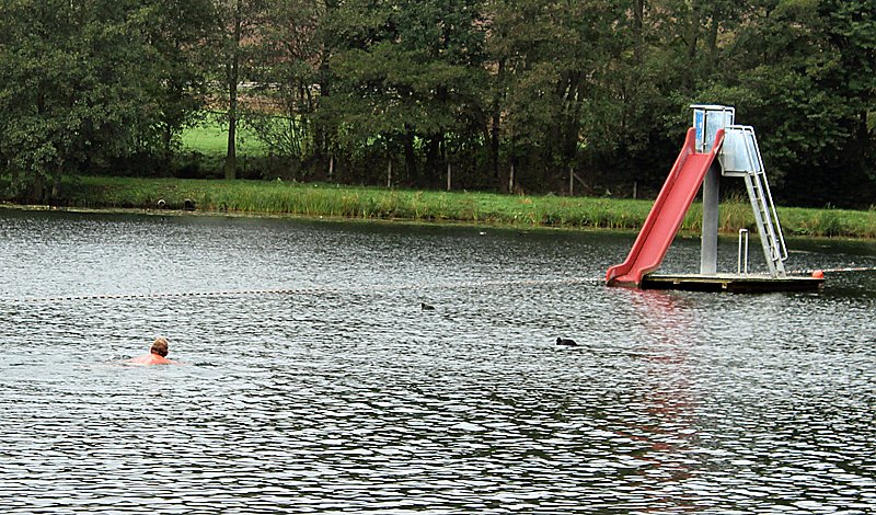 Abbaden am Bebraer Teich