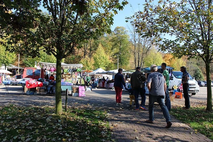 Massenandrang an der Barbarossah&ouml;hle