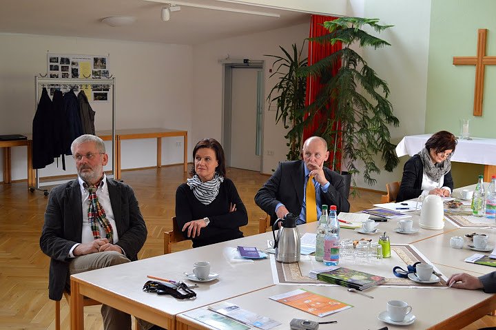 Landr&auml;tin in Ebeleben unterwegs