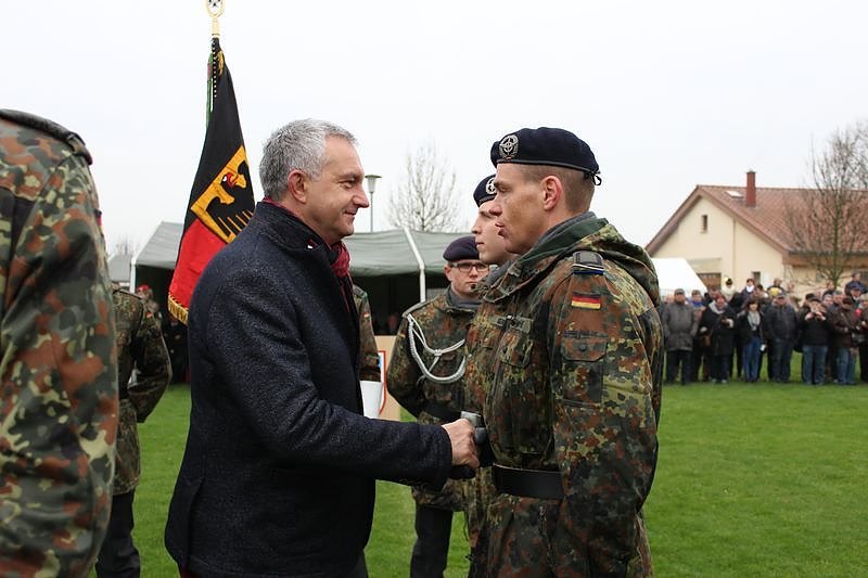 Neuer Lehrgang in Oberspier vereidigt