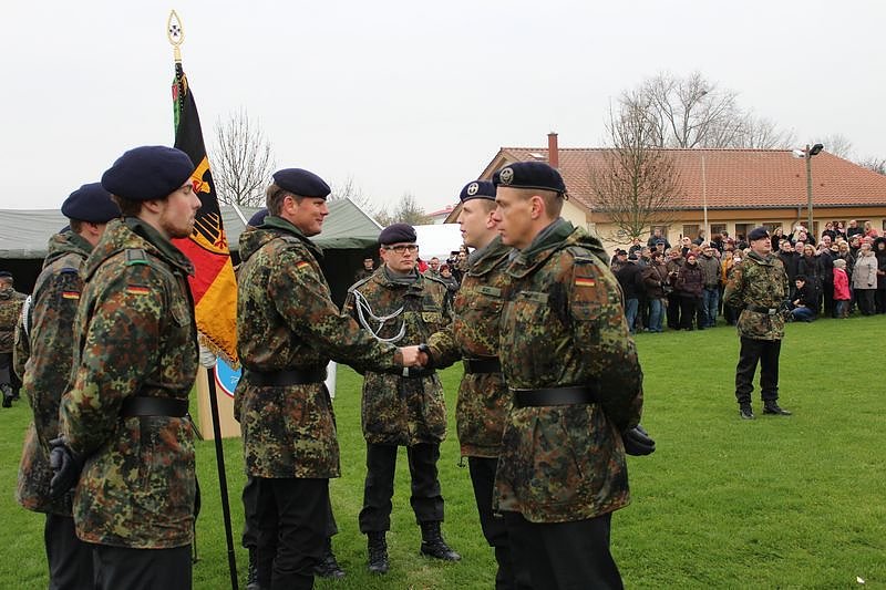 Neuer Lehrgang in Oberspier vereidigt