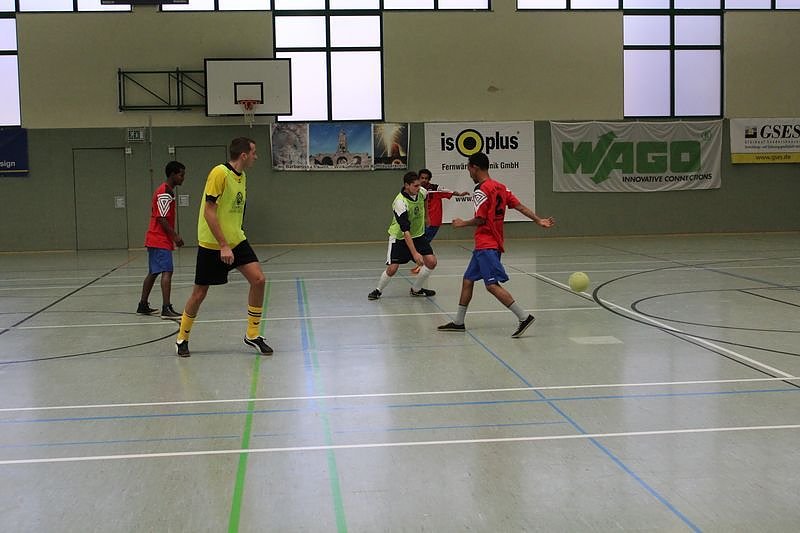 Freundschaftsspiel mit Asylbewerbern