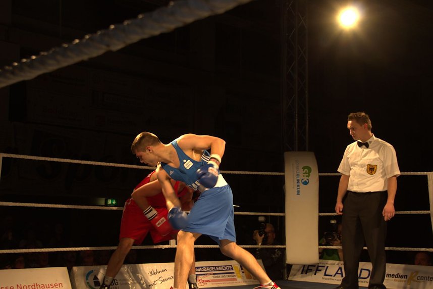 Nordhausen: NSV-Boxer sind klare Sieger gegen Straubing in der Ballspielhalle