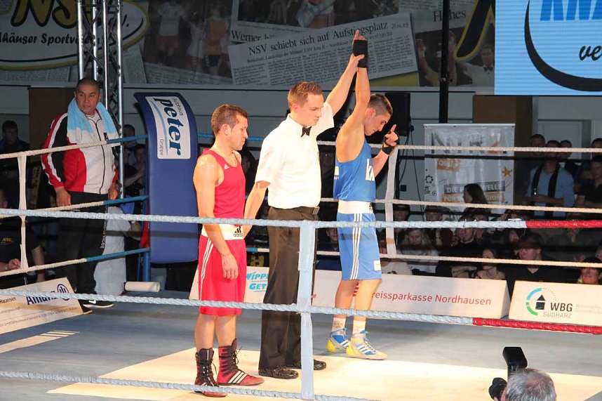 Boxnacht mit einem klaren Sie f&uuml;r den Nordh&auml;user Sportverein
