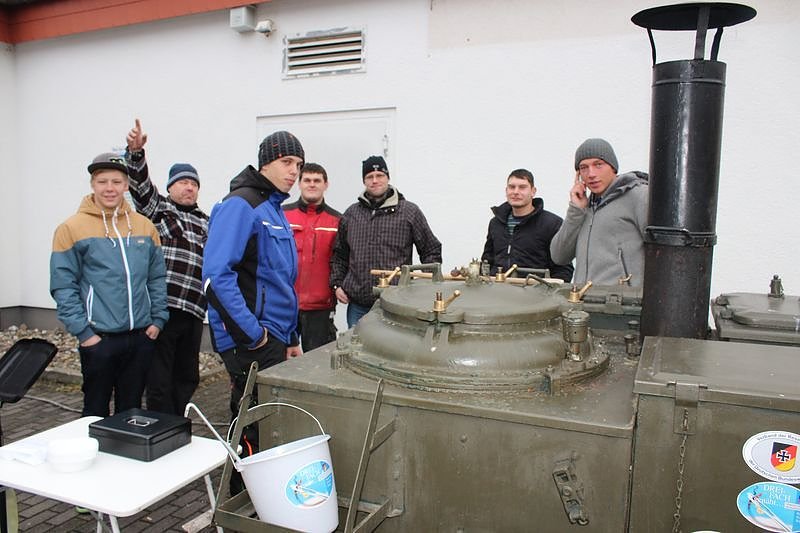 Auch in Jecha war der Weihnachtsmann