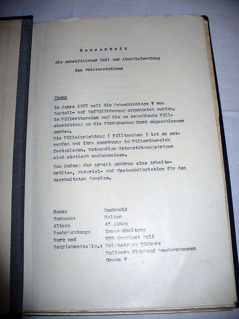 Geburtstag Walter Buchwald