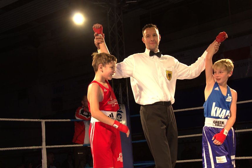 Boxnacht in der Ballspielhalle in Nordhausen