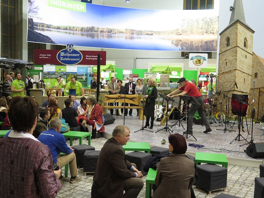 Empfang in der Th&uuml;ringen-Halle