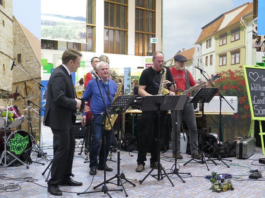 Empfang in der Th&uuml;ringen-Halle