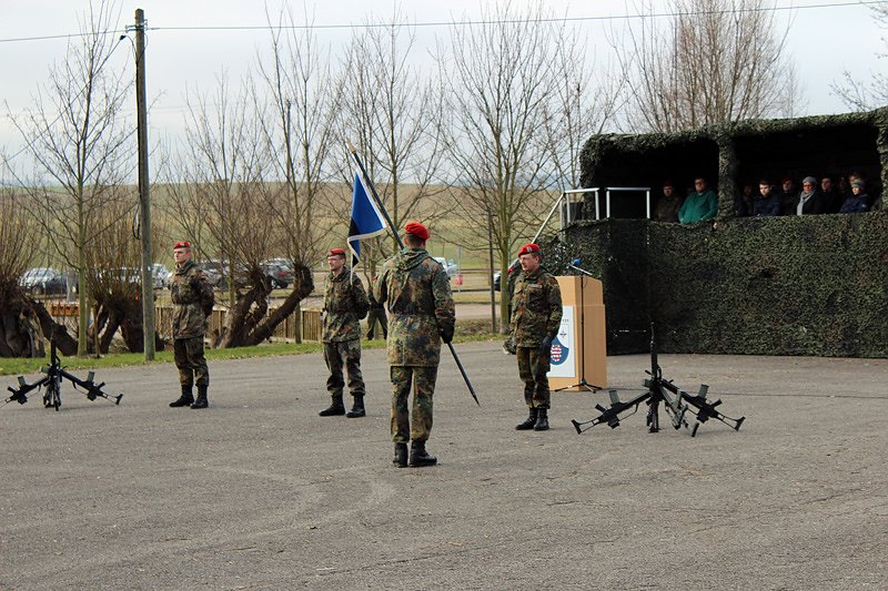 &Uuml;bergabe Kommando bei der 1. Kompanie des Versorgungsbataillons 131