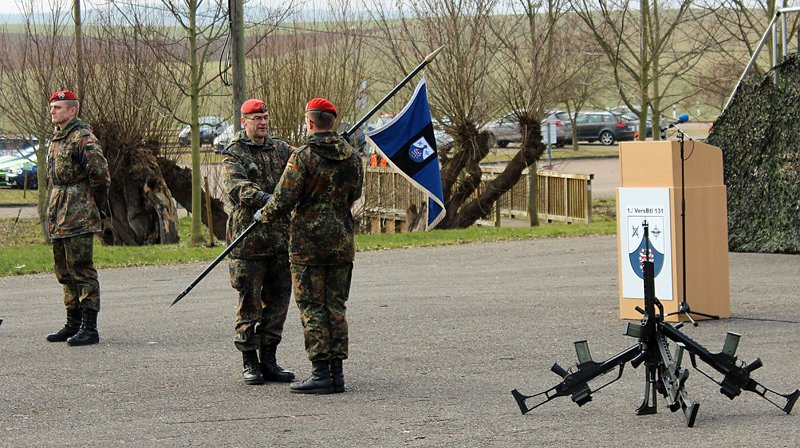&Uuml;bergabe Kommando bei der 1. Kompanie des Versorgungsbataillons 131