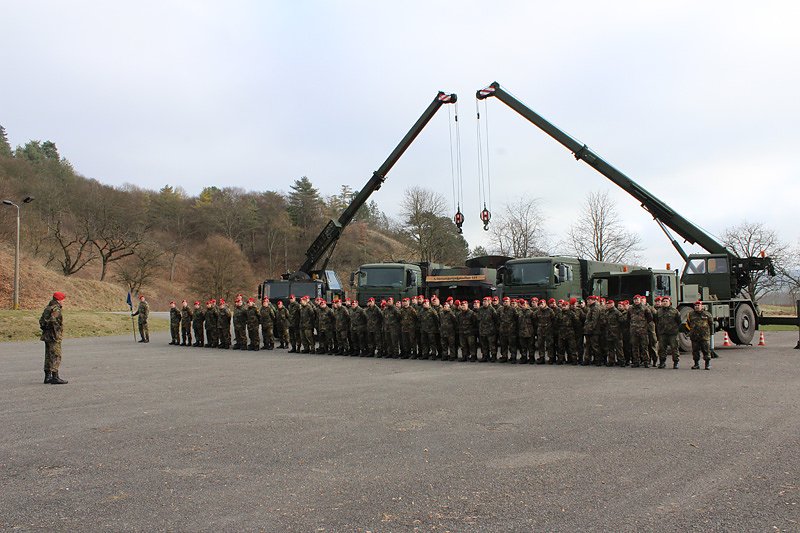 &Uuml;bergabe Kommando bei der 1. Kompanie des Versorgungsbataillons 131