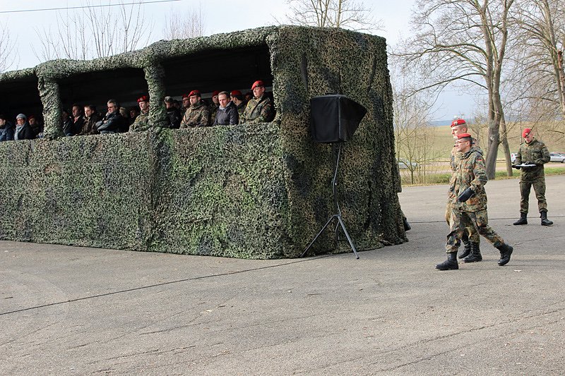 &Uuml;bergabe Kommando bei der 1. Kompanie des Versorgungsbataillons 131