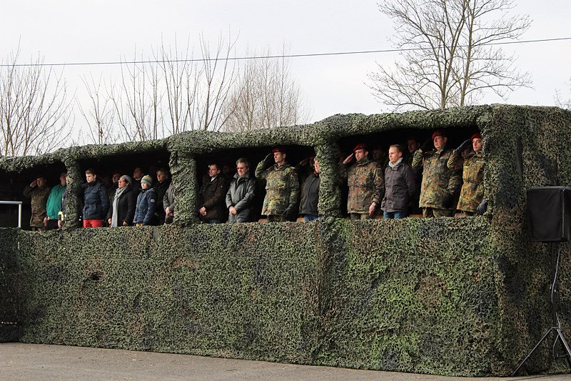 &Uuml;bergabe Kommando bei der 1. Kompanie des Versorgungsbataillons 131