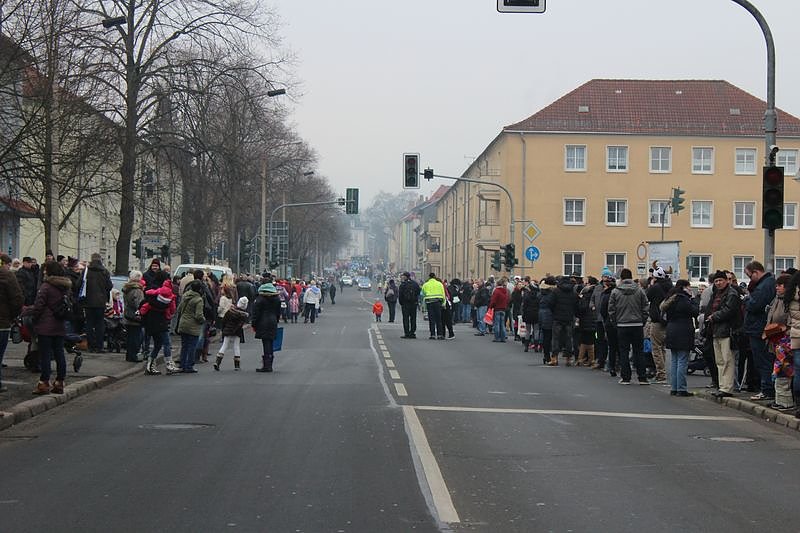 N&auml;rrinnen und Narren zogen durch Sondershausen (1)