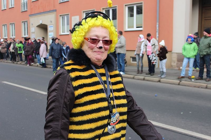 N&auml;rrinnen und Narren zogen durch Sondershausen (1)