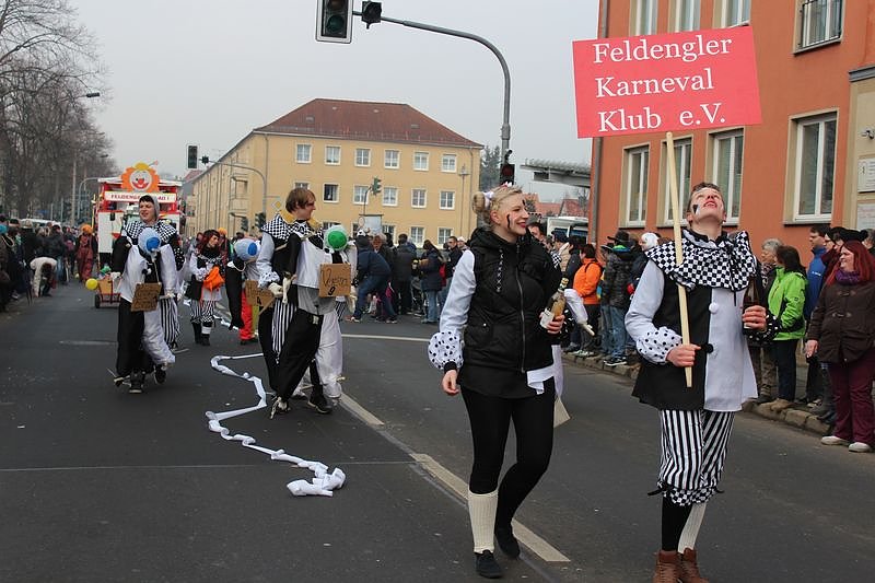 N&auml;rrinnen und Narren zogen durch Sondershausen (1)