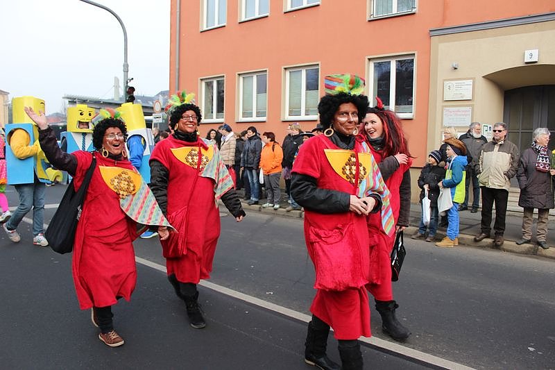N&auml;rrinnen und Narren zogen durch Sondershausen (1)