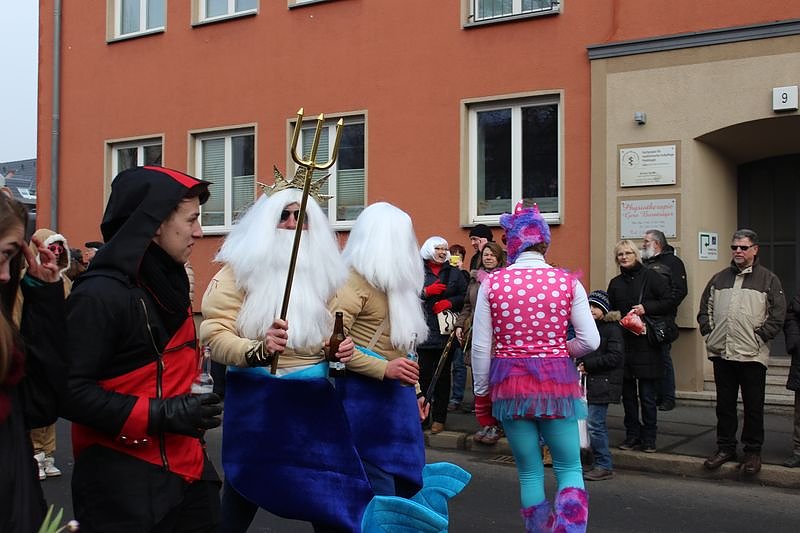 N&auml;rrinnen und Narren zogen durch Sondershausen (1)