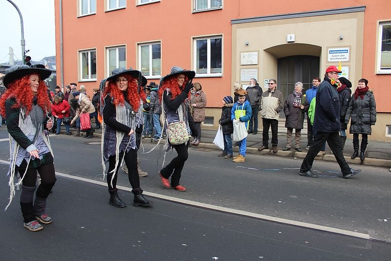 N&auml;rrinnen und Narren zogen durch Sondershausen (1)