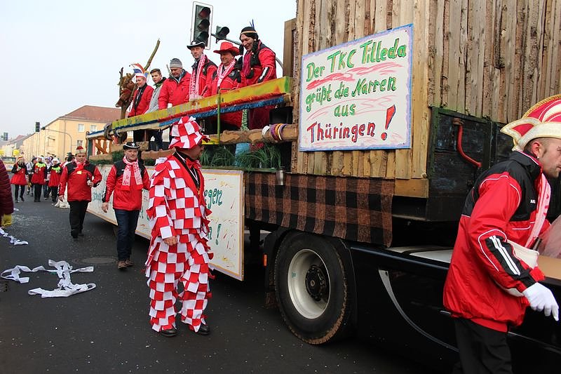 N&auml;rrinnen und Narren zogen durch Sondershausen (2)