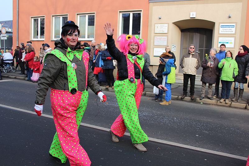 N&auml;rrinnen und Narren zogen durch Sondershausen (2)
