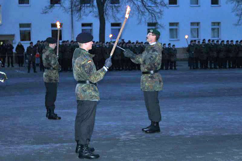 Neuer Lehrgang in Sondershausen vereidigt