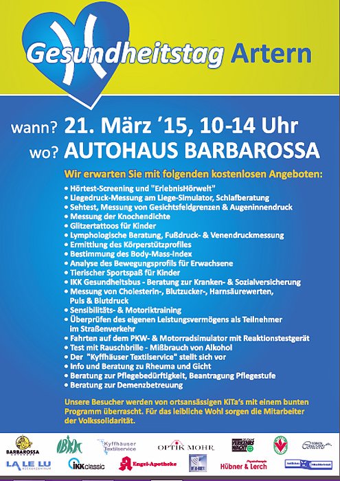10 Jahre Gesundheitstag in Artern
