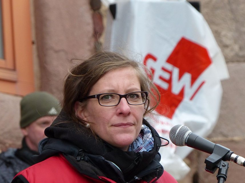 Warnstreik in Nordhausen