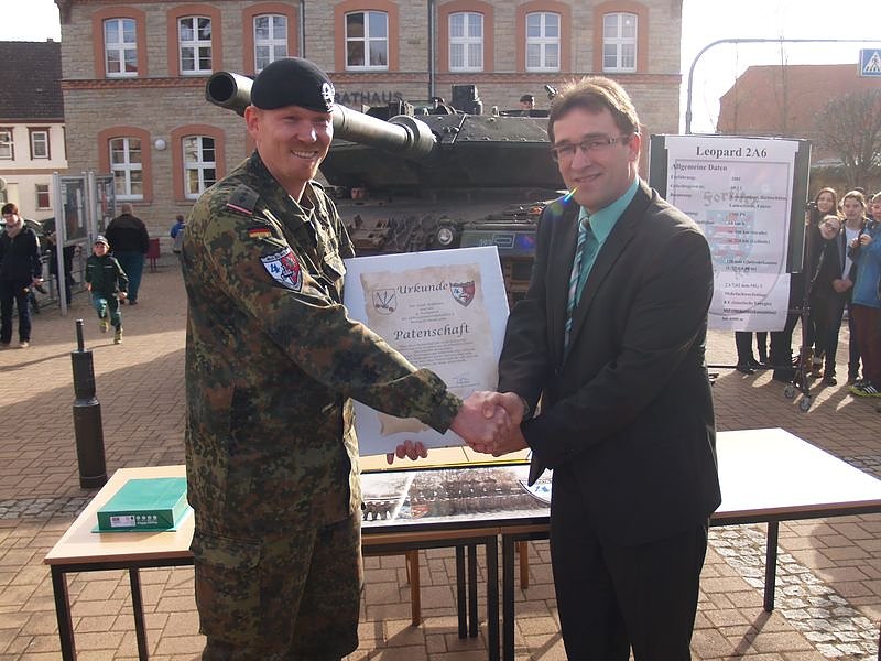 Patenschaft besiegelt