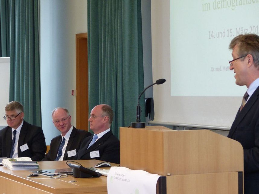 11. Krebskongress: Gru&szlig;wort von OB Zeh