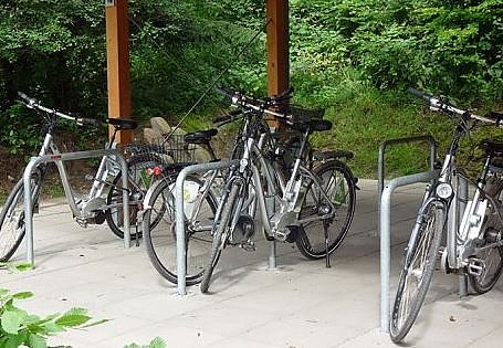 Radfahrerparkplatz