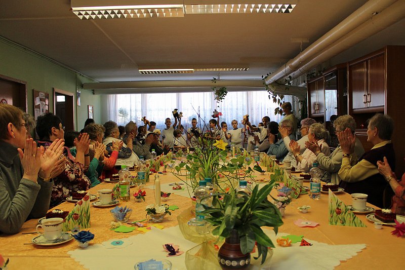 F&uuml;r Frauentagsfeier geschm&uuml;ckt