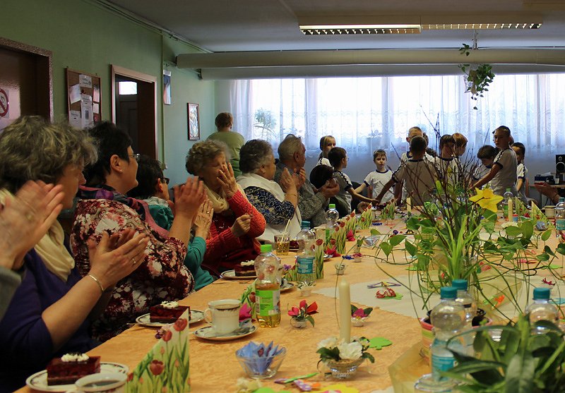 F&uuml;r Frauentagsfeier geschm&uuml;ckt