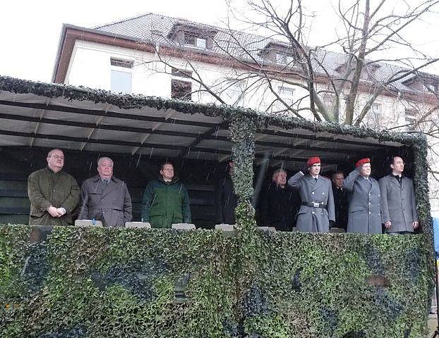 Gel&ouml;bnis der Rekruten in Sondershausen