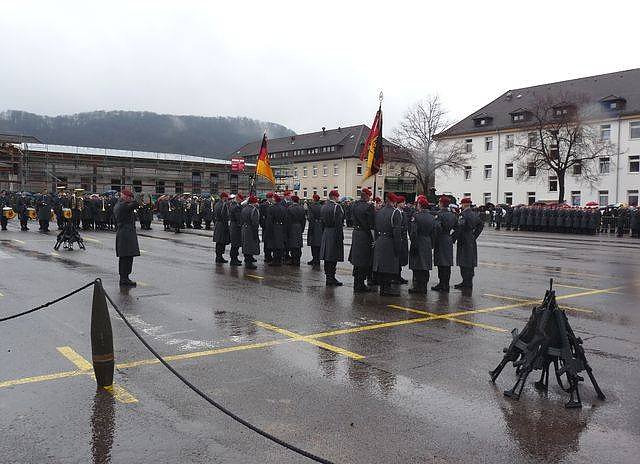 Gel&ouml;bnis der Rekruten in Sondershausen