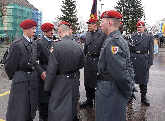 Gel&ouml;bnis der Rekruten in Sondershausen