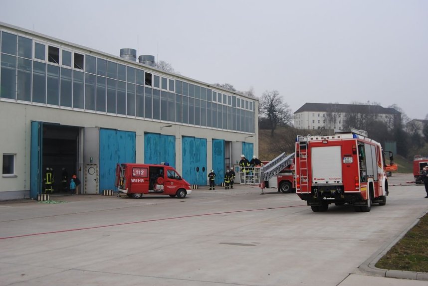 Schwieriges Szenario f&uuml;r die Einsatzkr&auml;fte zum Fr&uuml;hst&uuml;ck