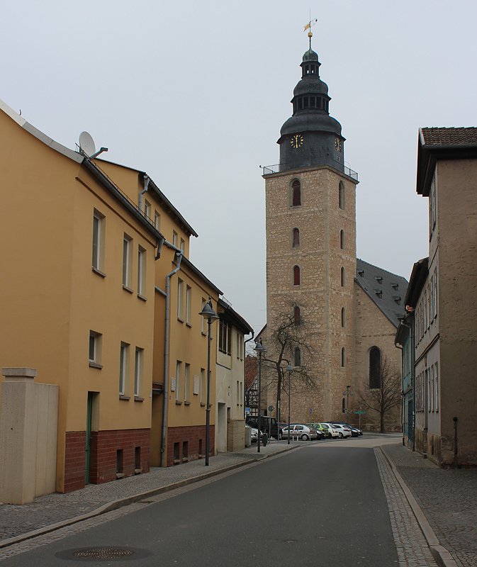 Erinnerung an die Zerst&ouml;rung Sondershausens