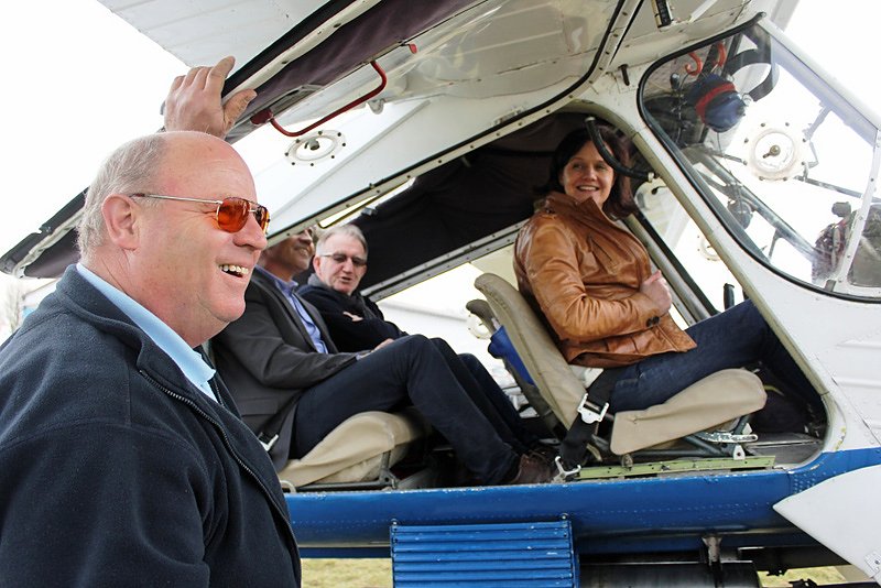 Flugplatzfest mit Hei&szlig;luftballons