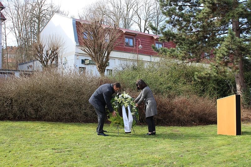 Gedenken an Bombardierung