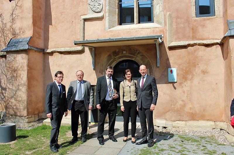 Beeindruckt vom B&uuml;rgerzentrum